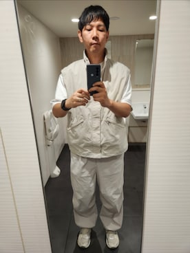 「アイテム（ブルゾン）」を使った、akkunn_akkunnさん（メンズ・180cm）の夏コーディネート