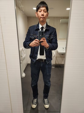 「アイテム（フォーマルスーツ/小物）」を使った、akkunn_akkunnさん（メンズ・180cm）の秋コーディネート