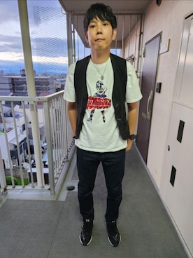 「HYSTERIC GLAMOUR（ヒステリックグラマー）のアイテム」を使った、akkunn_akkunnさん（メンズ・180cm）の秋コーディネート