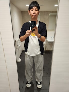 「CONVERSE（コンバース）のアイテム」を使った、akkunn_akkunnさん（メンズ・180cm）の夏コーディネート