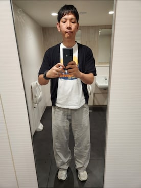 「ASICS（アシックス）のアイテム」を使った、akkunn_akkunnさん（メンズ・180cm）の春コーディネート