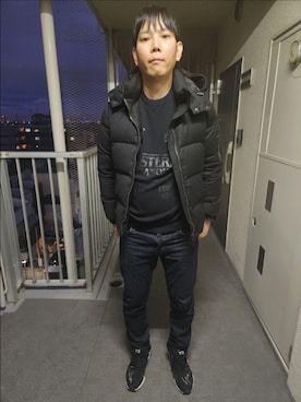 「TATRAS（タトラス）のアイテム（ジャケット/アウター）」を使った、akkunn_akkunnさん（メンズ・180cm）の冬コーディネート