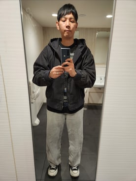 「アイテム（ジャケット/アウター）」を使った、akkunn_akkunnさん（メンズ・180cm）の秋コーディネート