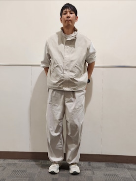 「アイテム（ブルゾン）」を使った、akkunn_akkunnさん（メンズ・180cm）の春コーディネート