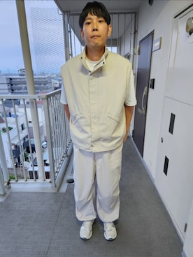 「アイテム（ジャケット/アウター）」を使った、akkunn_akkunnさん（メンズ・180cm）の夏コーディネート