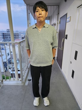 「アイテム（スニーカー）」を使った、akkunn_akkunnさん（メンズ・180cm）の夏コーディネート