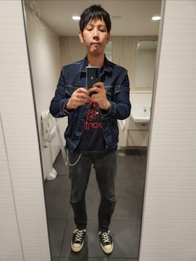 「LIDNM（リドム）のアイテム」を使った、akkunn_akkunnさん（メンズ・180cm）の春コーディネート