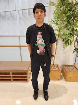 「Levi's Made & Crafted（リーバイスメイドアンドクラフテッド）のアイテム」を使った、akkunn_akkunnさん（メンズ・180cm）の夏コーディネート