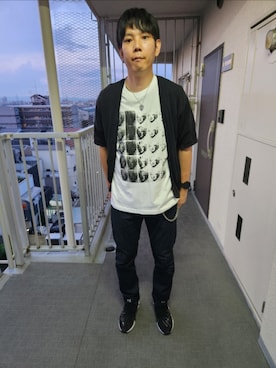 「MARITHE + FRANCOIS GIRBAUD（マリテフランソワジルボー）のアイテム」を使った、akkunn_akkunnさん（メンズ・180cm）の夏コーディネート