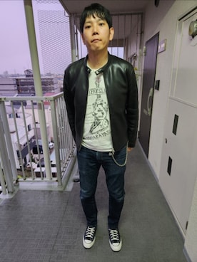 「SHIPS（シップス）のアイテム」を使った、akkunn_akkunnさん（メンズ・180cm）の春コーディネート