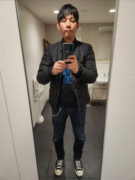 「アイテム（ジャケット/アウター）」を使った、akkunn_akkunnさん（メンズ・180cm）の冬コーディネート