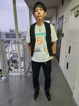 「Y-3(ワイスリー)のアイテム」を使った、akkunn_akkunnさん(メンズ・180cm)の夏コーディネート