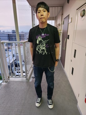 「Levi's Made & Crafted（リーバイスメイドアンドクラフテッド）のアイテム」を使った、akkunn_akkunnさん（メンズ・180cm）の夏コーディネート