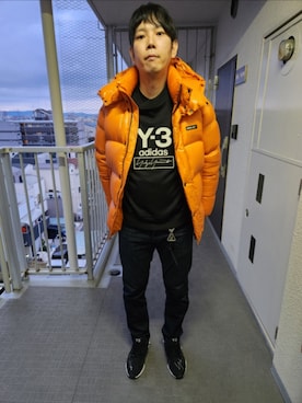 「Y-3(ワイスリー)のアイテム」を使った、akkunn_akkunnさん(メンズ・180cm)の冬コーディネート
