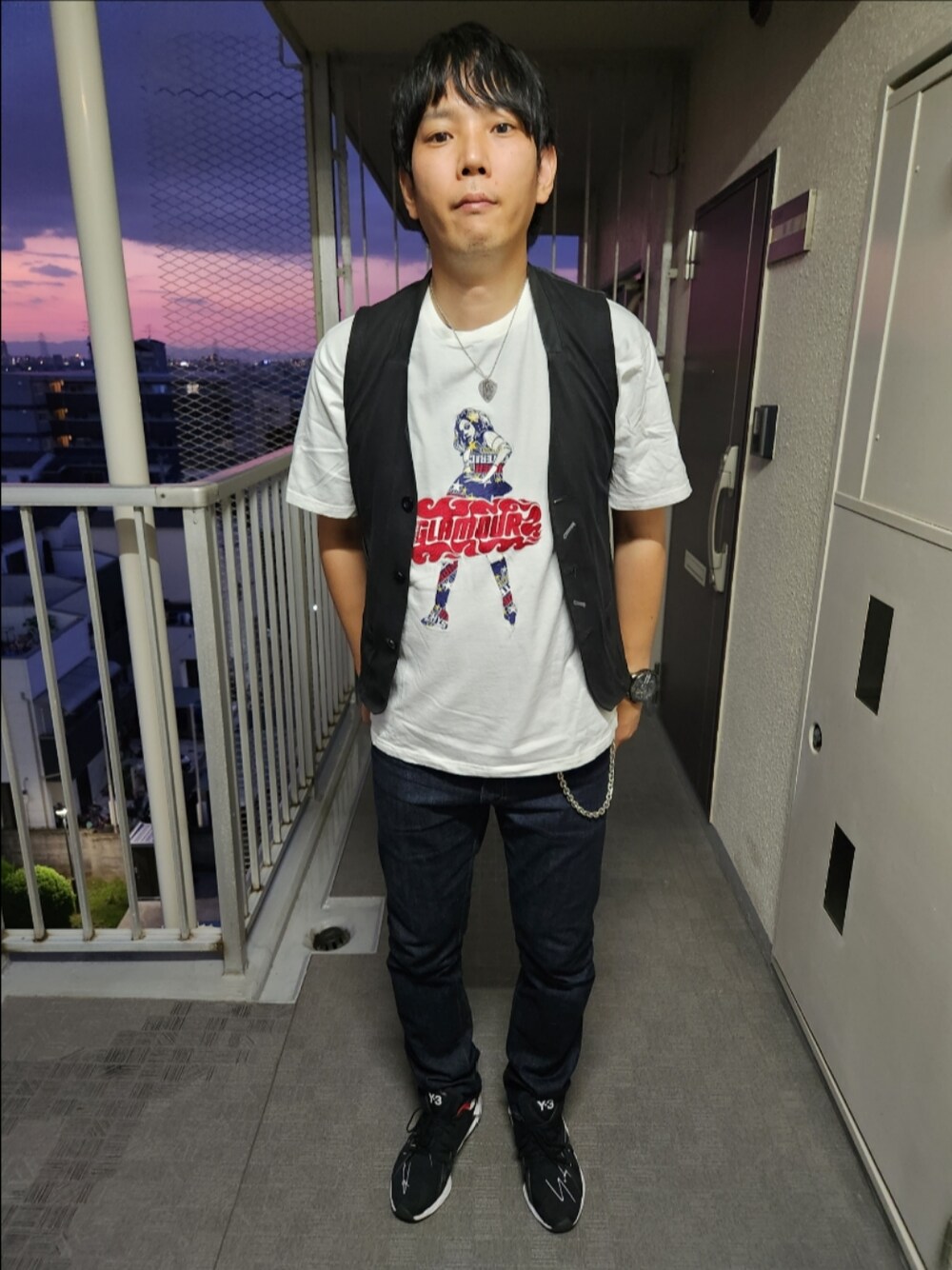 【新品未使用】ヒステリックグラマーガールTシャツ半袖 ブラックピンク ヒスガール ヒステリックグラマー ビッグプリント Tシャツ ヒスガール
