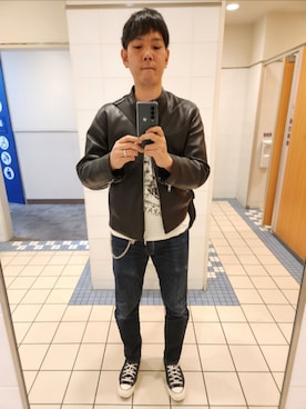 「アイテム（パンツ）」を使った、akkunn_akkunnさん（メンズ・180cm）の秋コーディネート