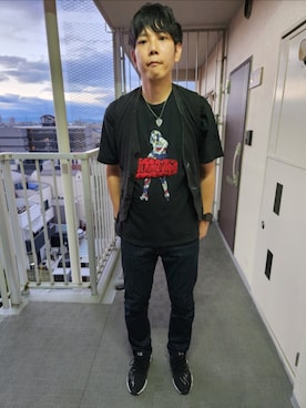 「HYSTERIC GLAMOUR（ヒステリックグラマー）のアイテム」を使った、akkunn_akkunnさん（メンズ・180cm）の秋コーディネート