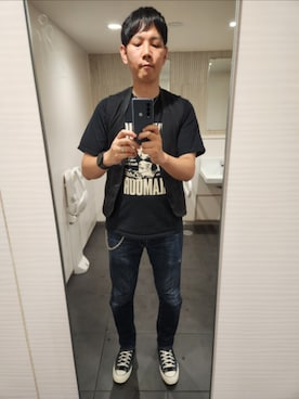 「Levi's Made & Crafted（リーバイスメイドアンドクラフテッド）のアイテム」を使った、akkunn_akkunnさん（メンズ・180cm）の夏コーディネート