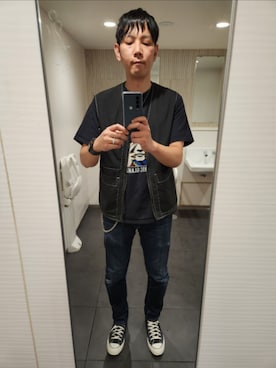 「Levi's Made & Crafted（リーバイスメイドアンドクラフテッド）のアイテム」を使った、akkunn_akkunnさん（メンズ・180cm）の春コーディネート