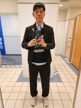 「BEAMS（ビームス）のアイテム（ジャケット/アウター）」を使った、akkunn_akkunnさん（メンズ・180cm）の春コーディネート