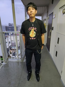 「Y-3(ワイスリー)のアイテム」を使った、akkunn_akkunnさん(メンズ・180cm)の夏コーディネート