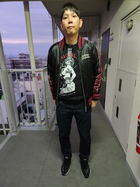 「HYSTERIC GLAMOUR（ヒステリックグラマー）のアイテム」を使った、akkunn_akkunnさん（メンズ・180cm）の秋コーディネート