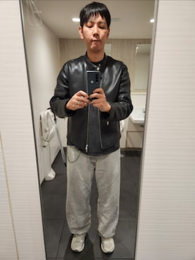 「ASICS（アシックス）のアイテム」を使った、akkunn_akkunnさん（メンズ・180cm）の春コーディネート