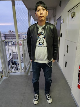 「SHIPS（シップス）のアイテム」を使った、akkunn_akkunnさん（メンズ・180cm）の秋コーディネート