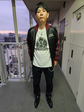 「アイテム（ジャケット/アウター）」を使った、akkunn_akkunnさん（メンズ・180cm）の秋コーディネート