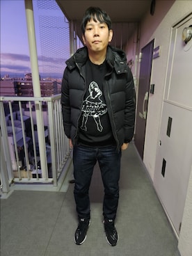 「TATRAS（タトラス）のアイテム（ジャケット/アウター）」を使った、akkunn_akkunnさん（メンズ・180cm）の冬コーディネート