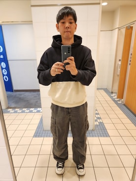 「GAP（ギャップ）のアイテム」を使った、akkunn_akkunnさん（メンズ・180cm）の秋コーディネート