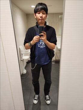 「アイテム（ウォレットチェーン）」を使った、akkunn_akkunnさん（メンズ・180cm）の夏コーディネート