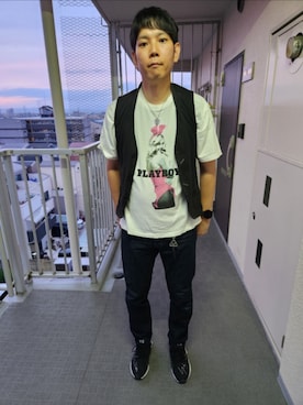 「Levi's Made & Crafted（リーバイスメイドアンドクラフテッド）のアイテム」を使った、akkunn_akkunnさん（メンズ・180cm）の夏コーディネート