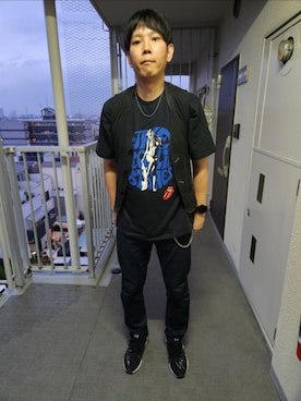 「LIDNM（リドム）のアイテム」を使った、akkunn_akkunnさん（メンズ・180cm）の夏コーディネート