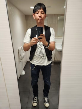 「アイテム（アクセサリー）」を使った、akkunn_akkunnさん（メンズ・180cm）の夏コーディネート