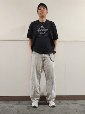 「MARITHE + FRANCOIS GIRBAUD（マリテフランソワジルボー）のアイテム」を使った、akkunn_akkunnさん（メンズ・180cm）の夏コーディネート