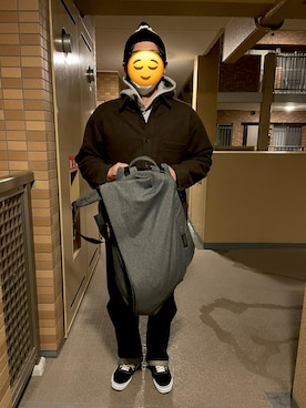 「Cote&Ciel（コートエシエル）のアイテム」を使った、しゅー1031さん（メンズ・175cm）の冬コーディネート