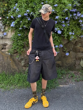 「CASIO（カシオ）のアイテム」を使った、Harutoさん（メンズ・180cm）の夏コーディネート