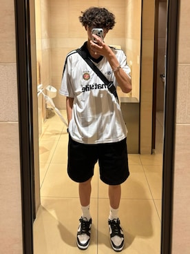 「ゲームシャツ」｜Harutoさん（メンズ・180cm）の夏コーディネート