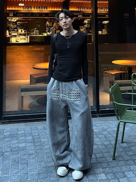 「SPINNS（スピンズ）のアイテム」を使った、Harutoさん（メンズ・180cm）の冬コーディネート