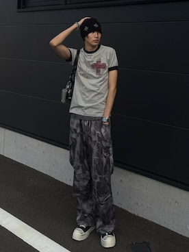 「WESTBOY（ウエストボーイ）のアイテム」を使った、Harutoさん（メンズ・180cm）の夏コーディネート