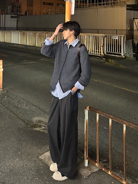 「アイテム（腕時計）」を使った、Harutoさん（メンズ・180cm）の冬コーディネート