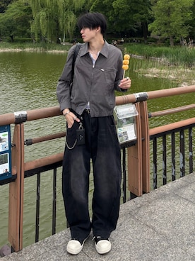 「アイテム（アクセサリー）」を使った、Harutoさん（メンズ・180cm）の春コーディネート