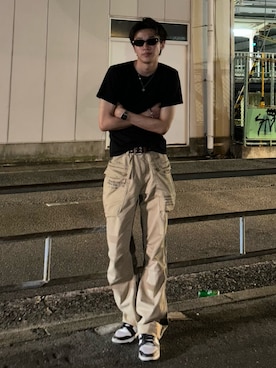 「アイテム（デジタル腕時計）」を使った、Harutoさん（メンズ・180cm・20代）の夏コーディネート