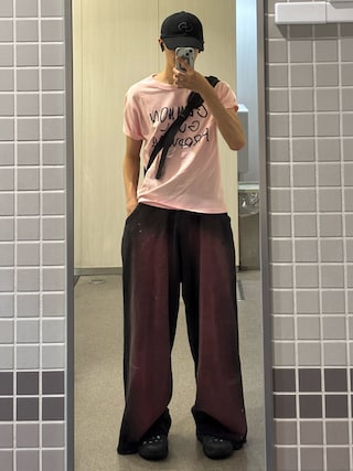 Jaded Londonのスウェットパンツを使った人気ファッション