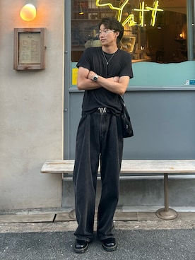 「アイテム（パンツ）」を使った、Harutoさん（メンズ・180cm）の夏コーディネート