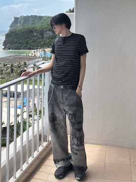 「MERRELL（メレル）のアイテム」を使った、Harutoさん（メンズ・180cm）の夏コーディネート