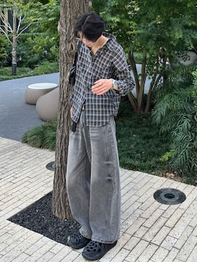 「MERRELL（メレル）のアイテム」を使った、Harutoさん（メンズ・180cm）の春コーディネート