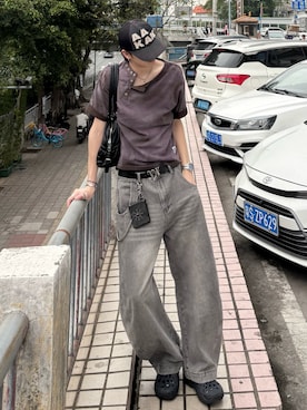 「アイテム（財布/小物）」を使った、Harutoさん（メンズ・180cm）の春コーディネート