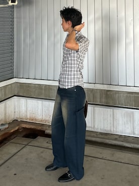 「アイテム（バッグ）」を使った、Harutoさん（メンズ・180cm）の夏コーディネート